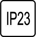 IP 23 - Stupeň IP ochrany svietidiel 