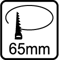 Výrez 65mm