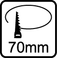 Výrez 70mm