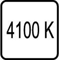 Teplota chromatickosti - 4100 K - Denné biele svetlo