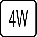 Maximálny príkon 4W