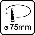 Vyrez 75 mm