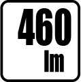 Svetelný tok v lumenoch - 460 lm