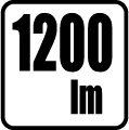 Svetelný tok v lumenoch - 1200 lm