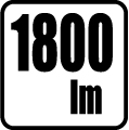 Svetelný tok v lumenoch - 1800 lm