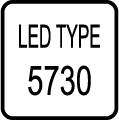 Typ LED čipu - SMD 5730