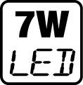 Príkon LED 7W