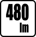 Svetelný tok v lumenoch - 480 lm