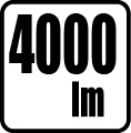 Svetelný tok v lumenoch - 4000lm
