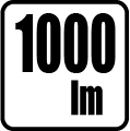 Svetelný tok v lumenoch - 1000 lm