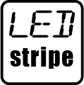 Obsahuje LED pás