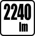 Svetelný tok v lumenoch - 2240 lm