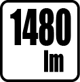 Svetelný tok v lumenoch - 1480 lm