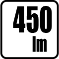 Svetelný tok v lumenoch - 450lm