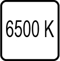 Teplota chromatickosti - 6500 K