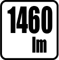 Svetelný tok v lumenoch - 1460 lm