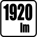 Svetelný tok v lumenoch - 1920 lm