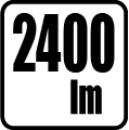 Svetelný tok v lumenoch - 2400 lm