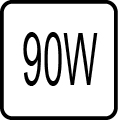 Maximalný príkon 90W