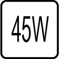 Maximálny príkon 45W