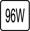 Maximálny príkon 96W