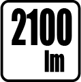 Svetelný tok v lumenoch 2100 Lm