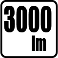 Svetelný tok v lumenoch - 3000 lm
