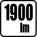 Svetelný tok v lumenoch - 1900 lm