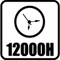 Svietivosť 12.000 hod.