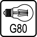 Typ žiarovky G80