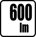 Svetelný tok v lumenoch - 600 lm