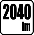 Svetelný tok v lumenoch - 2040 lm