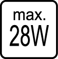 Maximálny príkon 28W
