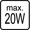 Max 20W