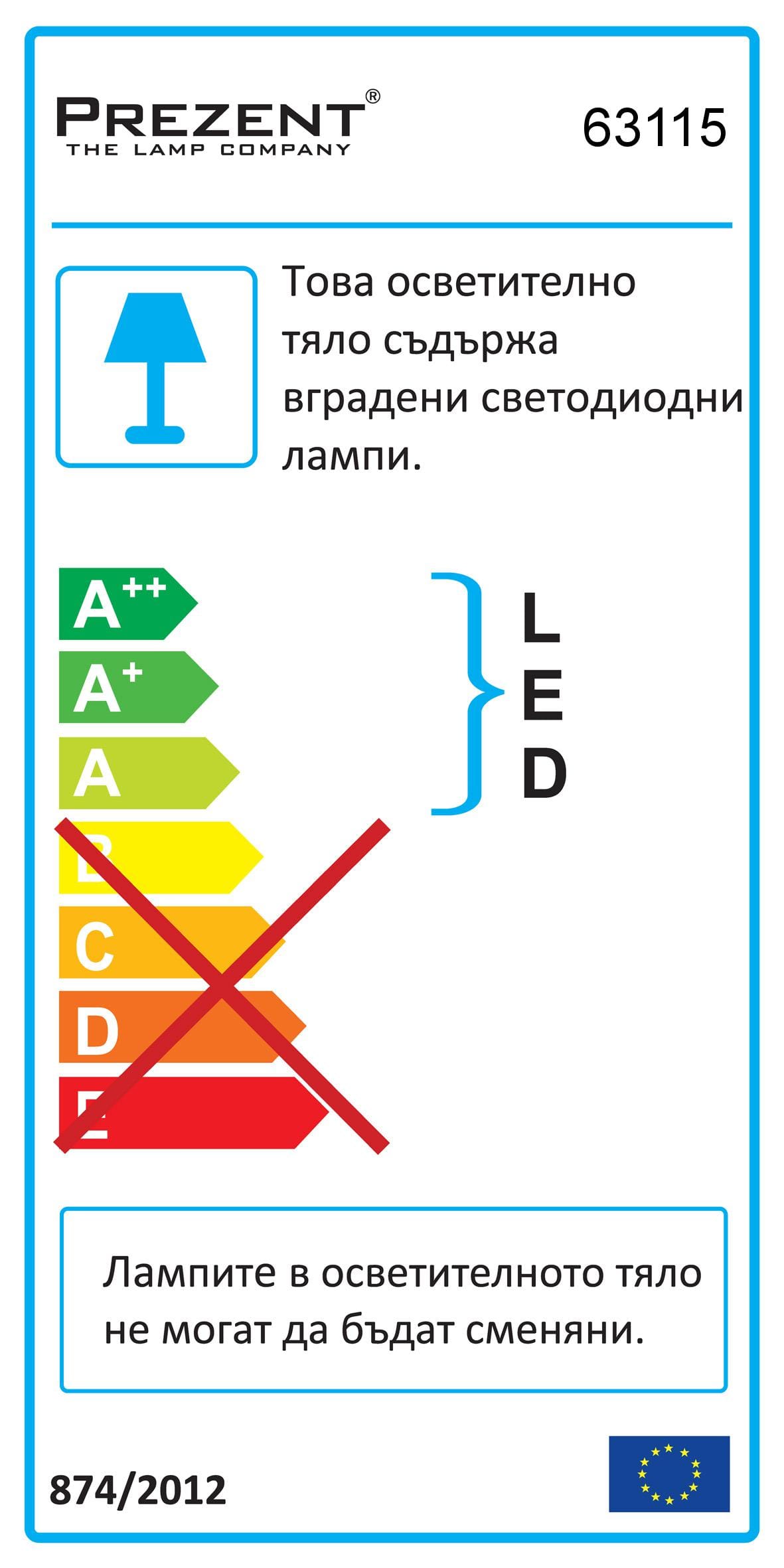 Настолна лампа YOGA LED 63115