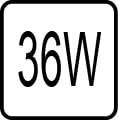 36W