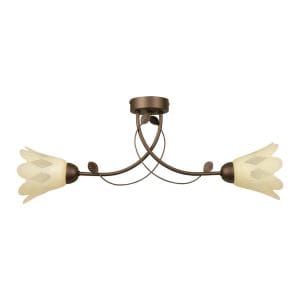 Плафон АНКОНА 250712, патина, 2xE27