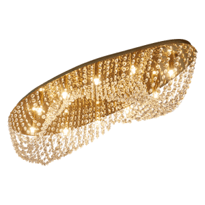 КРИСТАЛЕН ПЛАФОН LUXERA, ELIPTHON GOLD 62441