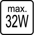 32W