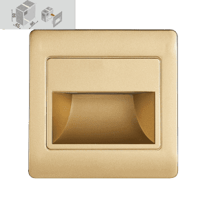 ЛУНА ЗА ВГРАЖДАНЕ В СТЪПАЛА/СТЕНА EMITHOR, STEP LIGHT SINGLE VERSION 70411