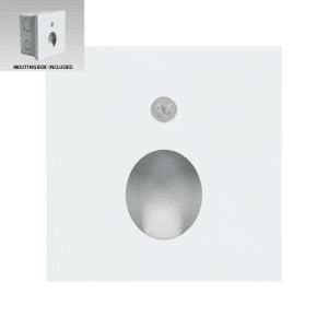 ЛУНА ЗА ВГРАЖДАНЕ В СТЪПАЛА/СТЕНА EMITHOR, STEP LIGHT OLIVE SENSOR 70434