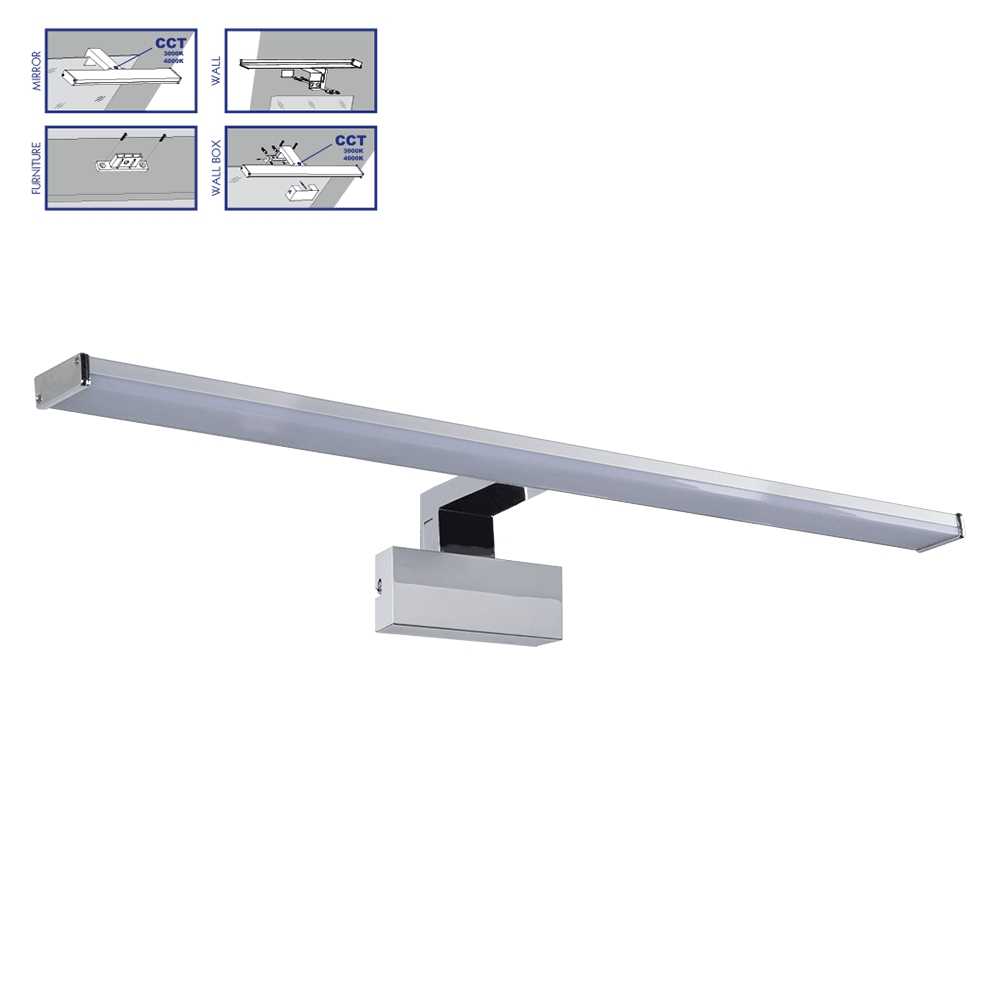 АПЛИК ЗА БАНЯ PREZENT, TREMOLO PLUS LED 70228