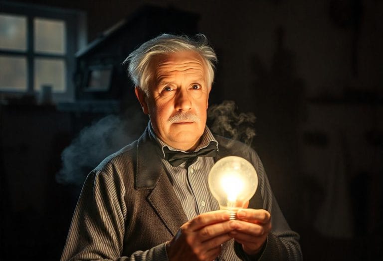 Томас Едисон и неговата електрическа крушка