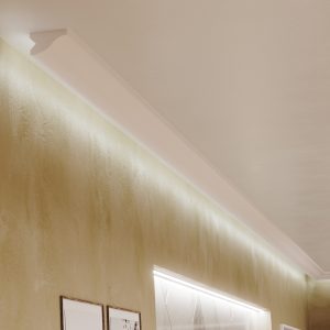 ДЕКОРАТИВЕН ПРОФИЛ ЗА СКРИТО LED ОСВЕТЛЕНИЕ RAY decor, RL121_таван