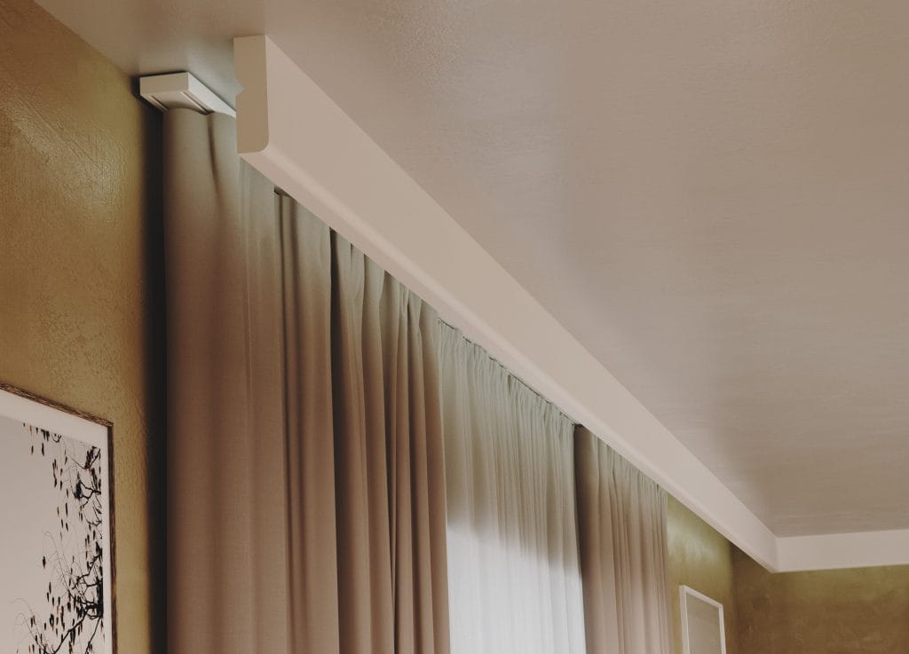 ДЕКОРАТИВЕН ПРОФИЛ ЗА СКРИТО LED ОСВЕТЛЕНИЕ ПРЕД ПЕРДЕТА RAY decor, RL160