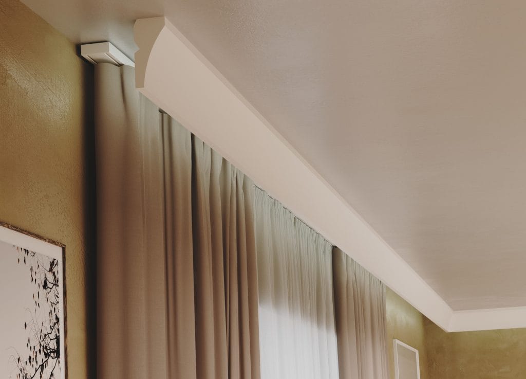 ДЕКОРАТИВЕН ПРОФИЛ ЗА СКРИТО LED ОСВЕТЛЕНИЕ ПРЕД ПЕРДЕТА RAY decor, RL162