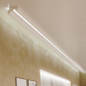 ДЕКОРАТИВЕН ПРОФИЛ ЗА ВГРАДЕНО LED ОСВЕТЛЕНИЕ RAY decor, RP111 - таван
