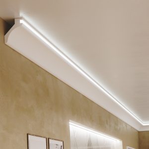 ДЕКОРАТИВЕН ПРОФИЛ ЗА ВГРАДЕНО LED ОСВЕТЛЕНИЕ RAY decor, RP132 - таван
