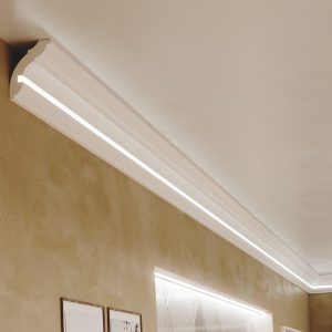 ДЕКОРАТИВЕН ПРОФИЛ ЗА ВГРАДЕНО LED ОСВЕТЛЕНИЕ RAY decor, RP150 - стена