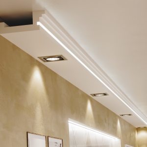 ДЕКОРАТИВЕН ПРОФИЛ ЗА ВГРАДЕНО LED ОСВЕТЛЕНИЕ RAY decor, RP170 - таван